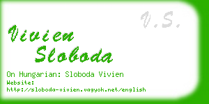 vivien sloboda business card